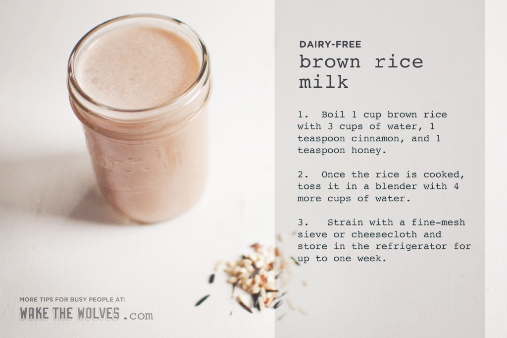 What s the best dairy free milk wake the wolves