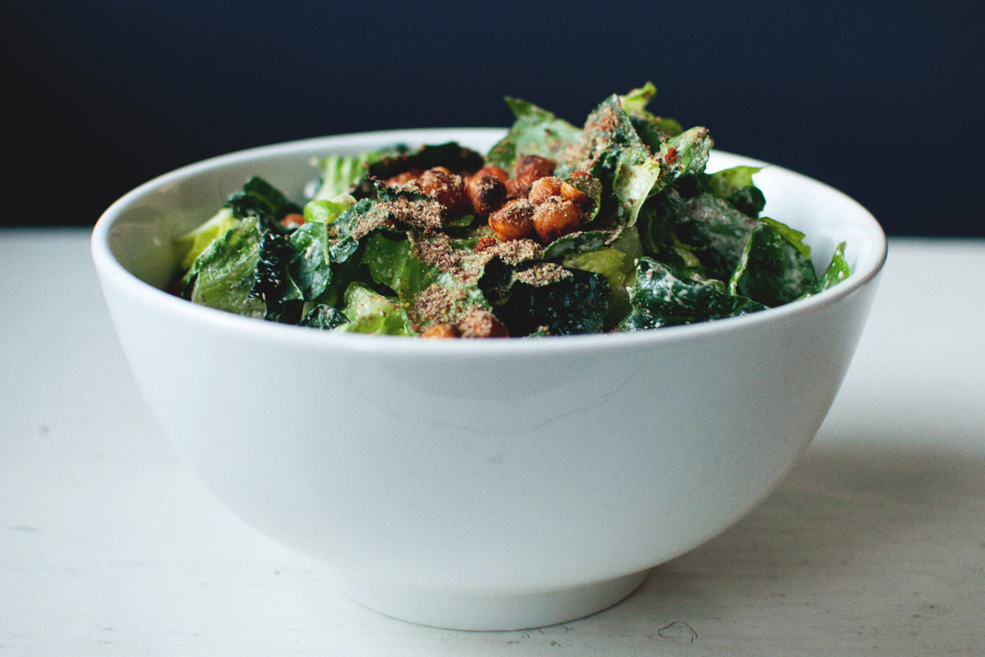 Kale Caesar Salad  (vegan) recipe