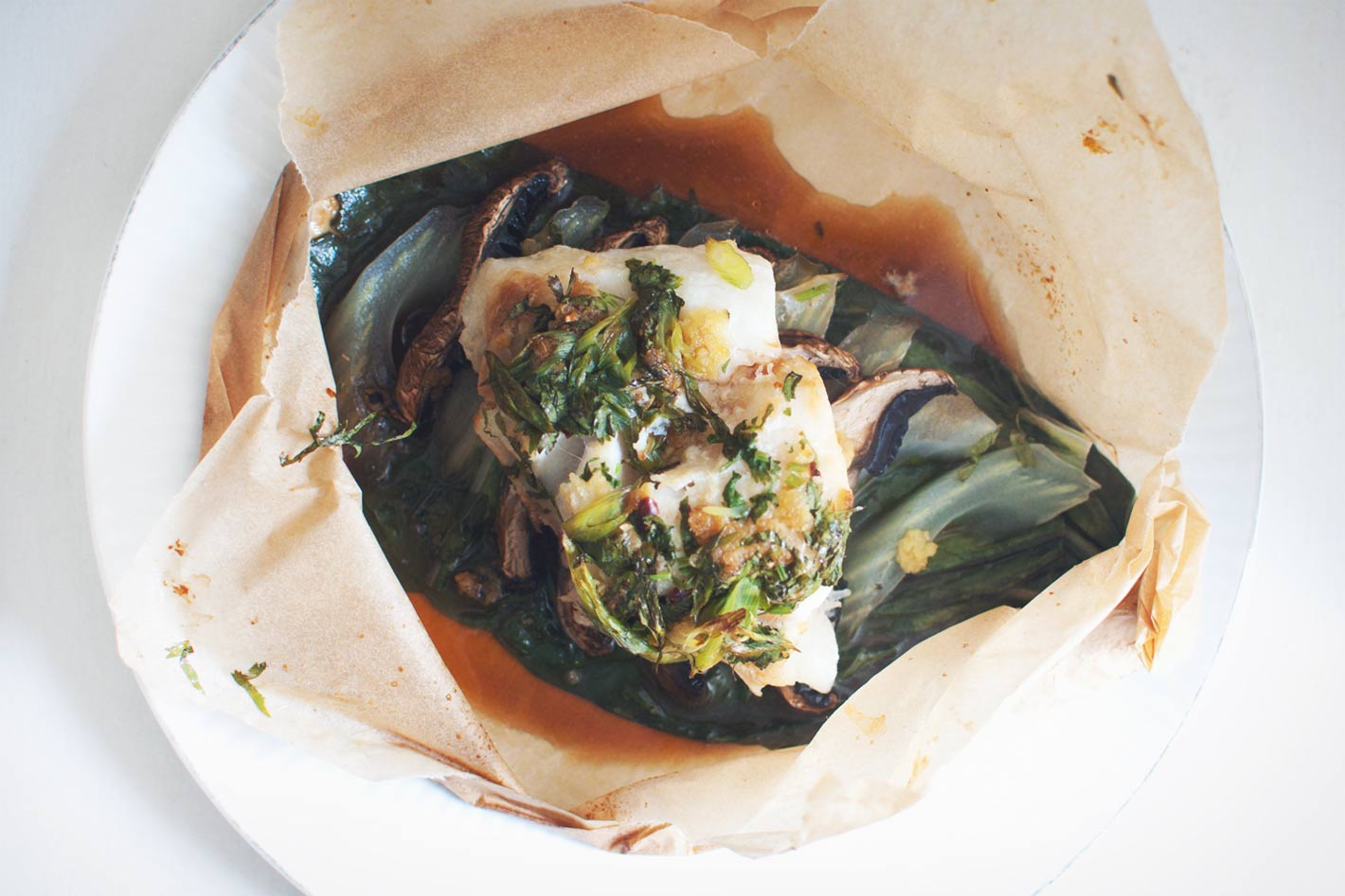 Baked Fish in Parchment Paper | Wake the Wolves