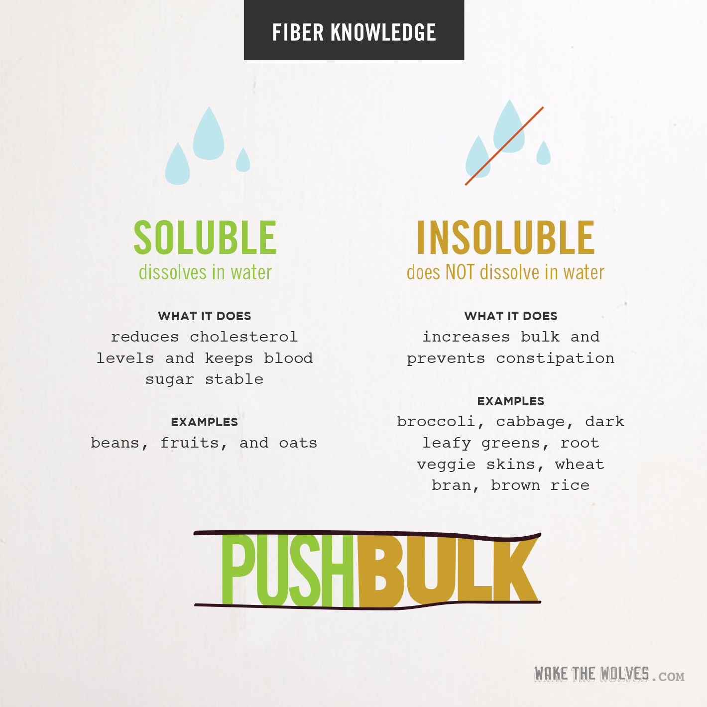 Soluble vs Insoluble Fiber | Wake the Wolves