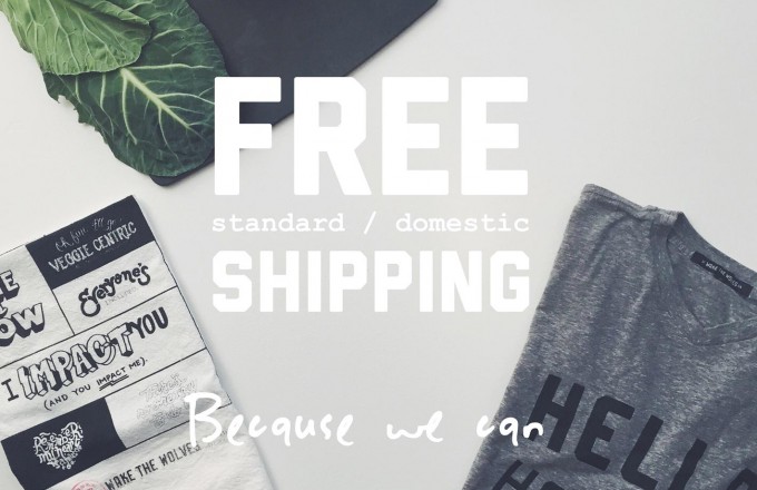 Why our t-shirts are $38? (and a FREE SHIPPING code)