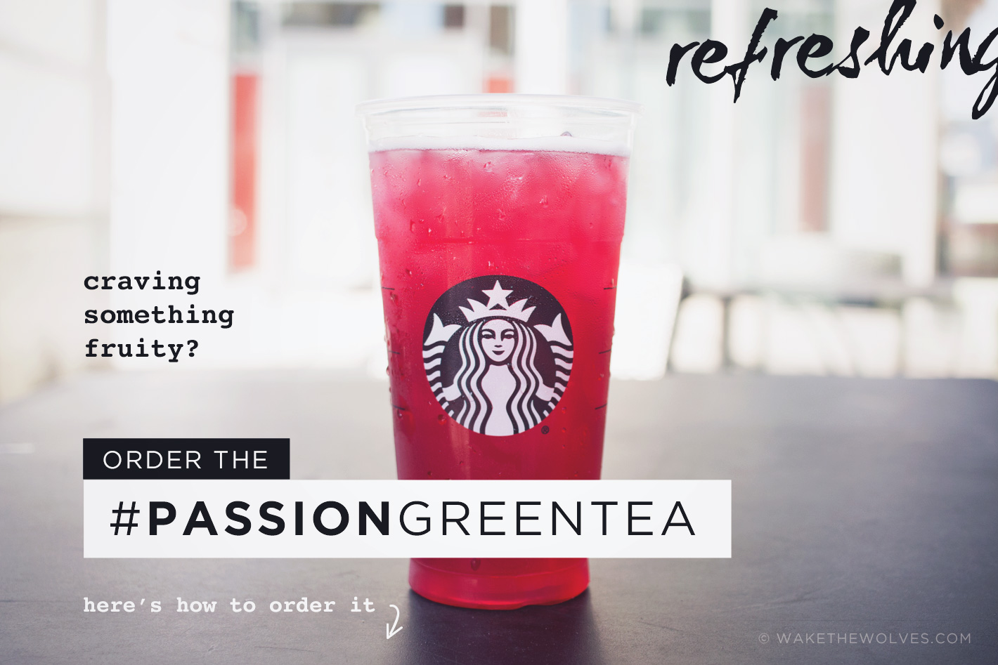 Healthy Starbucks Drinks - Pink Drink | Wake the Wolves
